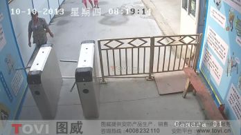 100萬像素-建筑工地門禁出入口高清視頻監(jiān)控效果錄像演示